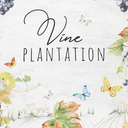 Полотенце Этель Vine plantation 40х73 см, 100% хлопок, саржа 190 гр/м2  фото 3