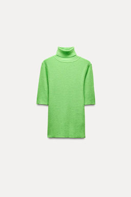 HIGH NECK KNIT TOP - Zara фото 17