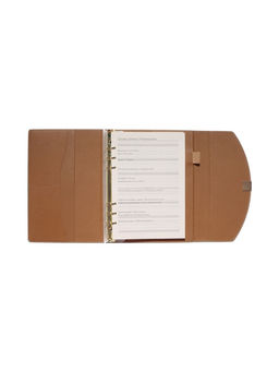 Органайзер на кольцах, A5, с клапаном, 80 листов, в линейку, искусственная кожа, бирюзовый - Simaland фото 5