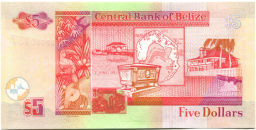 5 долларов 2011 года Белиз