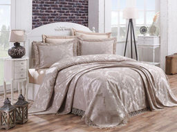 Покрывало EFOR (Gardines) с наволочками DIANA 240*260 бежевый BEJ