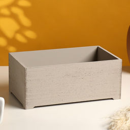 Набор ящиков деревянных Прованс 3 в 1 (25х14,5х10; 23х12,5х9; 21х10х8)см светло-серый - Дарим красиво фото 3