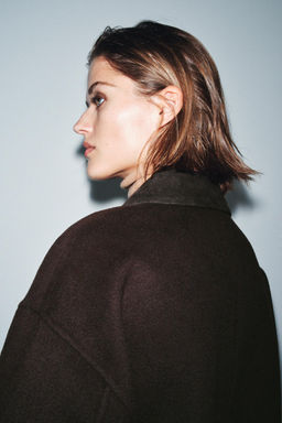 ZW COLLECTION WOOL BLEND JACKET - Zara фото 4