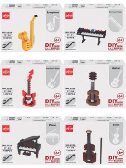 Конструктор "Музыкальные инструменты" в коробке (ИК-6908) в ассорт.