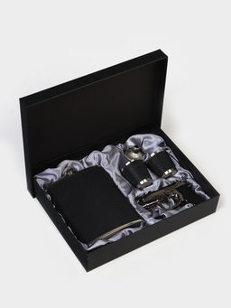 Набор 5в1: фляжка 240 мл, стопка 30 мл, воронка, 2.5 х 3.5 см, зажигалка - Simaland фото 16