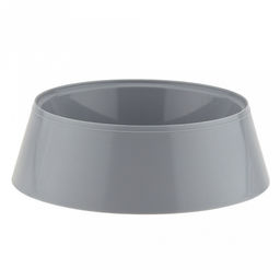 Миска для кормления животных пластмассовая 0,3л, д14,5см, h4,5см, серый (Россия) - Pet toys фото 2