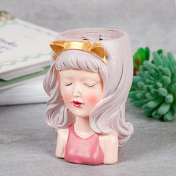 Кашпо 8,5х6х12 см Девушки / WN39-5 /уп 12/96/717535