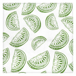 "Астурия, белый" Комплект столовый 4пр: салфетка сервировочная 45х45см, хлопок "Премиум" 186г/м2, "Домашняя мода" (Россия)