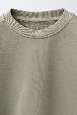 GARMENT-DYED SWEATSHIRT AND JOGGERS SET - Zara фото 6