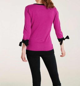 Пуловер, розово-черный - Heine фото 4