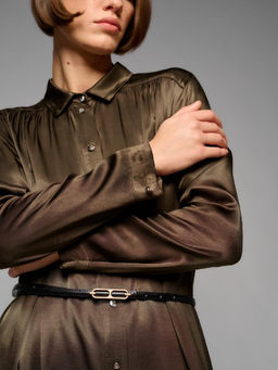 Платье женское 12411-35141 dark khaki - Eleganzza фото 6