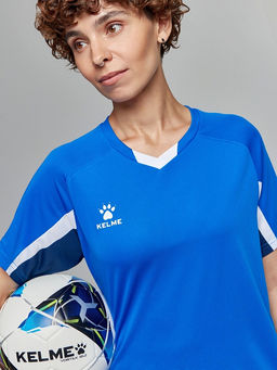 Футбольная форма KELME Short-Sleeved Football Suit (Blue/Dark Blue)