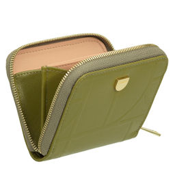 Итальянский кожаный кошелек для карт DuDu серии Hokkaido | оливково-зеленый - Dudubags фото 3