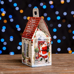 Цена за 5 шт. Подарочная коробка Домик Тёплая сказка,9,1 х 7 х 15,7 см - Simaland фото 4