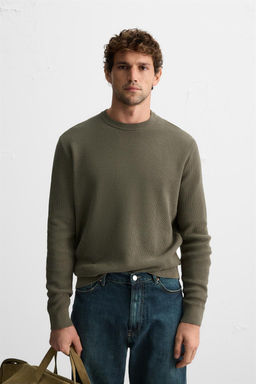 TEXTURED BASIC SWEATER - Zara фото 26