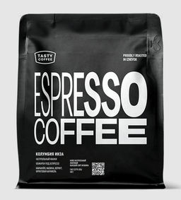 Кофе Tasty Coffee Колумбия Инза вкус ананас апельсин тёмный шоколад  фото 7