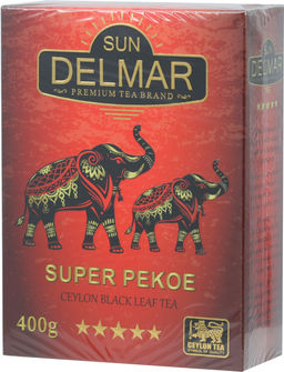 Sun Delmar. Черный. Super Pekoe 400 гр. карт.упаковка