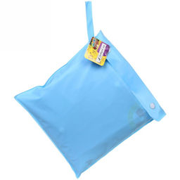 Дождевик-плащ детский "Рокки-Динозаврик" с капюшоном, рукава на резинке, цвет голубой, размер L(68*50см) ДоброСад