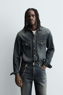 WESTERN DENIM SHIRT - Zara фото 2