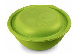 Миска-салатница 3л с крышкой оливковая