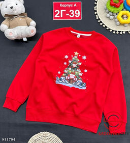 Кофта новогодняя с принтом