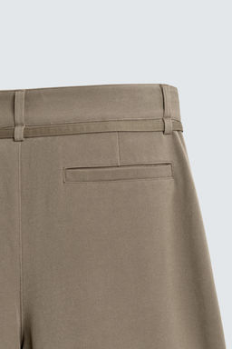 BALLOON FIT TROUSERS WITH PLEATS AND BELT - Zara фото 22