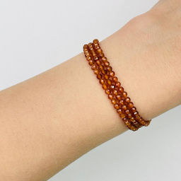 Бусины для украшений из Граната "Спессартин" (130 бусин)