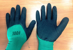 Перчатки нейлоновые со вспененным покрытием