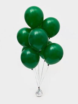 Воздушные шары латексные 12" "Темный зеленый" набор 100 штук