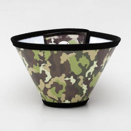 Ветеринарный воротник №6, обхват шеи 19-22,5 см, высота 10,5 см, хаки - Пижон фото 4