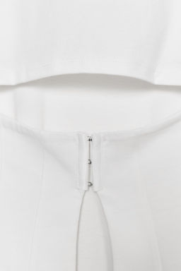 TOP CORS? ESPALDA / Blanco - Zara фото 7