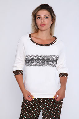 Женский домашний костюм с брюками 66