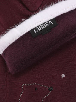 Перчатки жен Labbra LB-PH-89 plum  фото 3