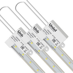 ULY-P91-20W/SPFR/K IP65 AC220V CLEAR KIT09 Светильник для растений светодиодный линейный, 1200мм. Спектр для фотосинтеза. В составе набора из 9-ти штук. TM Uniel
