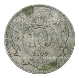 10 геллеров 1895 года Австрия
