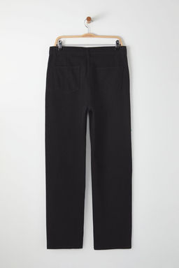 TRENDYOL MAN Siyah Baggy/Bol Paca Gabardin %100 Pamuklu Rahat Pantolon TMNSS25PL00021 - Trendyolmilla фото 7