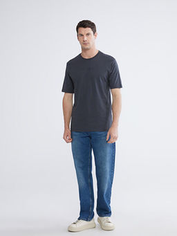 Bisiklet Yaka Nak??l? Erkek Ti??rt