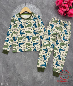 Пижама из интерлока, изготовлена из 100% хлопка