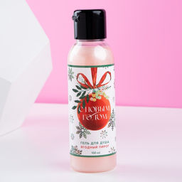Гель для душа С Новым годом!, 100 мл, аромат ягодный пирог - Чистое счастье фото 2