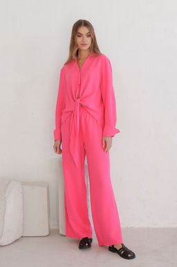 10355 Костюм с завязками и широкими брюками - Martichelli фото 10