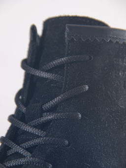 Ботинки 319.taskanabl.Черная замша+черный/байка