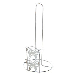 Цена за 4 шт. Держатель для бумажных полотенец металлический "Бабочка"