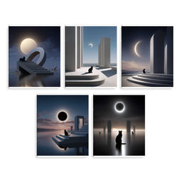 Тетрадь, 48 л, клетка, арт. 74228/ 5 ЛУННЫЙ КОТ /А5+, мягкий переплёт (2 скобы), мелованный картон 1