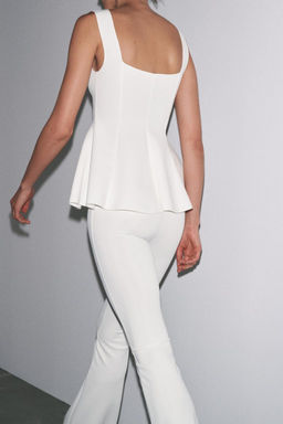 PEPLUM STRETCH TOP - Zara фото 7