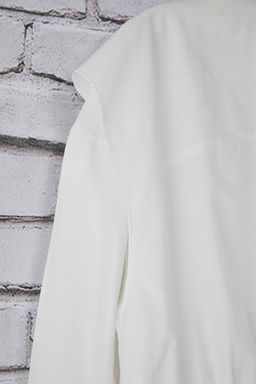 TRENDYOL MAN Beyaz Unisex Oversize Fit Lastik Detayl? Gomlek TMNSS25GO00045 - Trendyolmilla фото 11