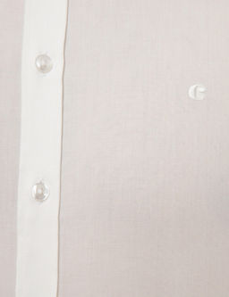 Beyaz Slim Fit Uzun Kollu Basic G_mlek