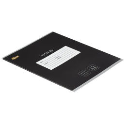 Тетрадь школьная А5, 12л клетка, Комус Класс Интенсив цвет Черный 10 шт/уп