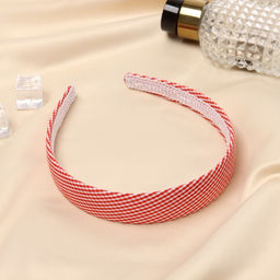 Цена за 2 шт. Ободок для волос «Классика», клетка, 2.5 см, МИКС