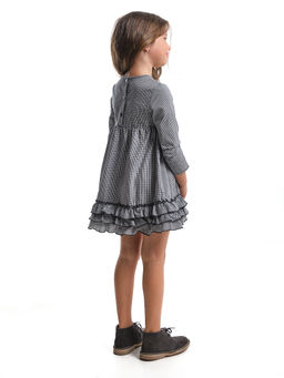 Платье в клетку UD 6270 черн.кл - Mini maxi фото 2