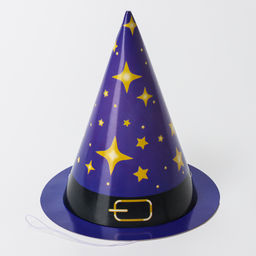 Цена за 6 шт. Колпак праздничный бумажный Звездочёт - Страна карнавалия фото 4